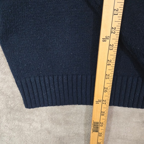 Old Navy Men Fair Isle Sweater Blue Navy Large Nordic Ski Geometric - Picture 4 of 7